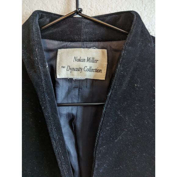 Vintage Nolan Miller the Dynasty Collection Blazer Size 6 Black Silver - Picture 4 of 5